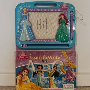 Disney Princess Learn to Write Board - Blue and Green